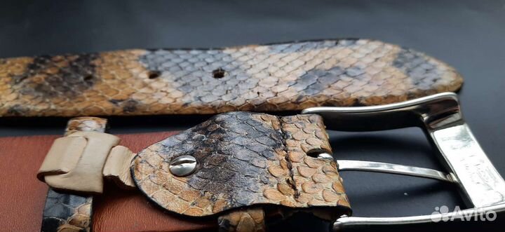 Ремень из питона Italy