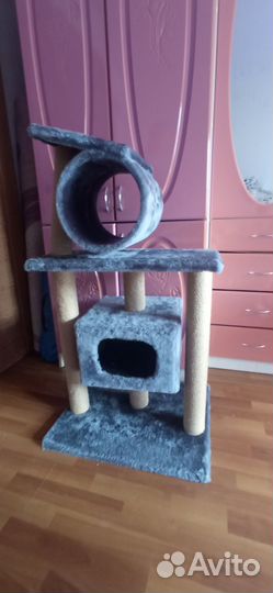 Домик для кошки с когтеточкой