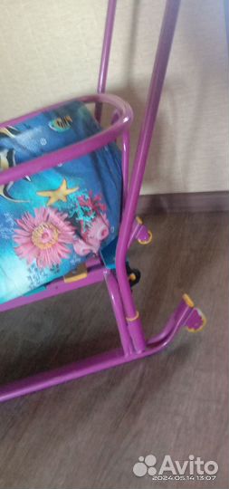 Детские санки с колесами