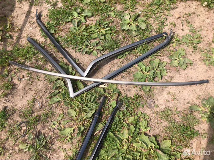 Хром молдинги крыши стекла Mercedes w124