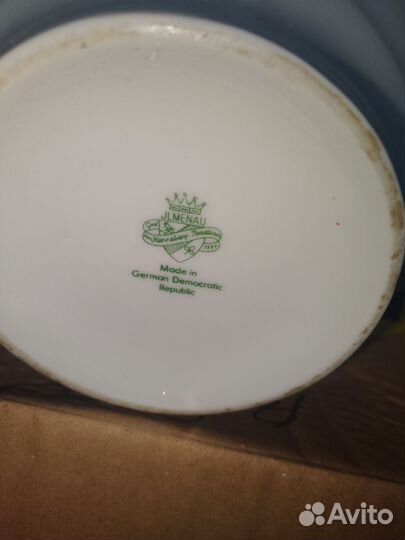 Ilmenau (ильменау) чайник доливной, фарфор ГДР