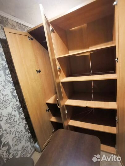 Шкаф большой высокий двух секционный