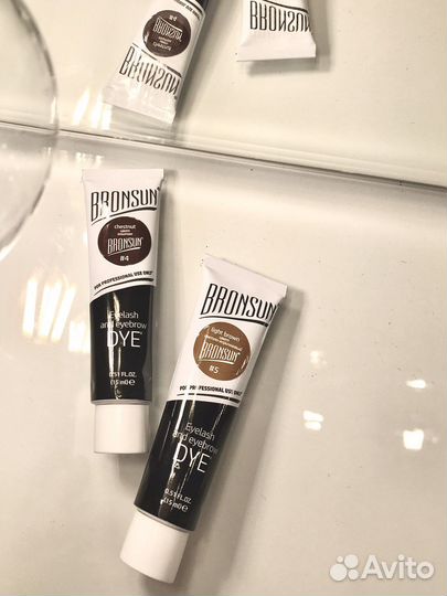 Краска для бровей и ресниц Bronsun #4 и 5