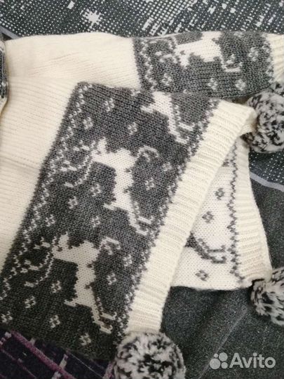 Комплект шапка, шарф