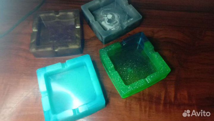 Эпоксидная смола. Пепельницы