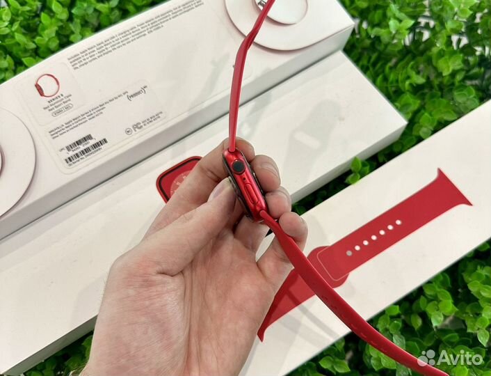 Как Новые Apple Watch 8 41mm Product Red