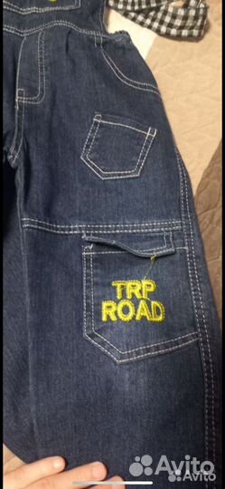 Джинсовый комбинезон