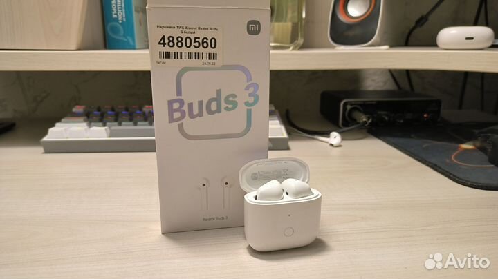 Беспроводные наушники Xiaomi redmi buds 3