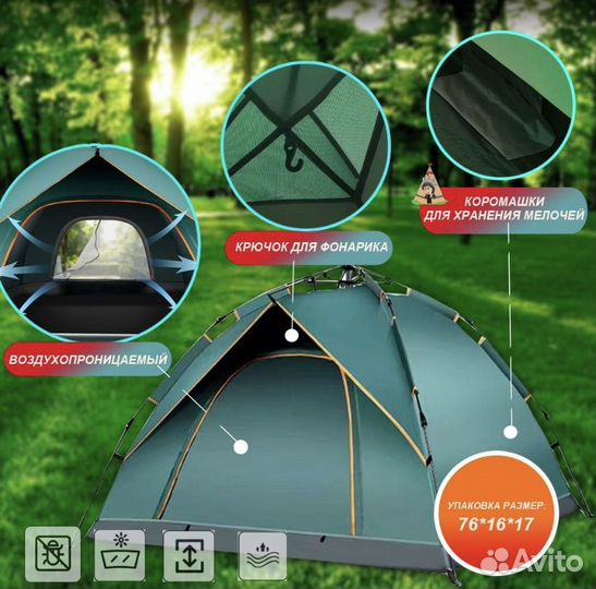 Автоматическая палатка, 2073