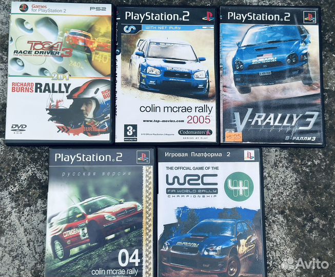 Игры на Sony Playstation 2 диски