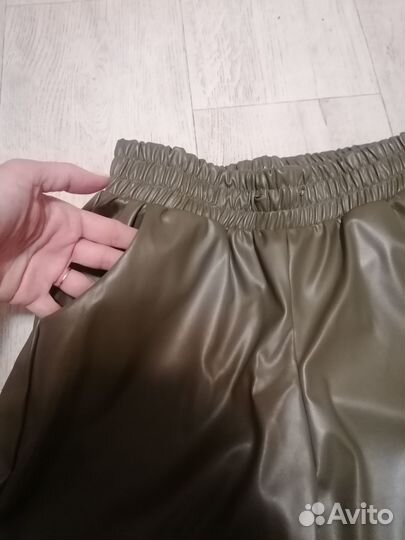 Брюки кожаные