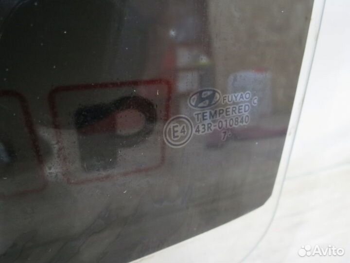 Стекло двери задней левой Hyundai Creta