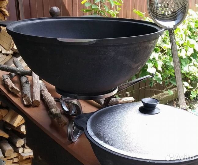 Казан чугунный узбекский 8 литров Наманган