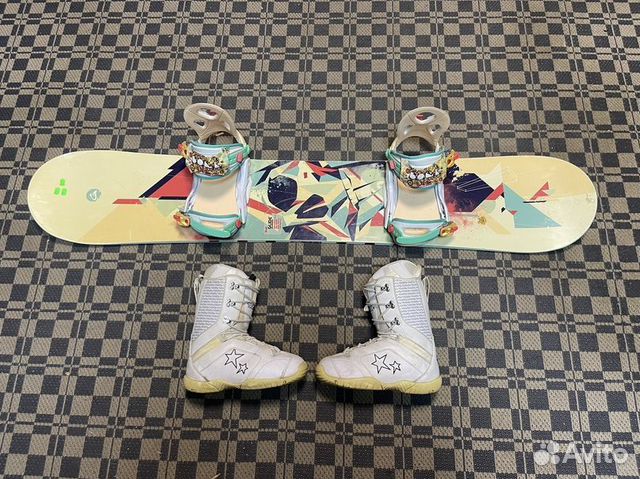 Сноуборд комплект Glide - 143 + Trans - 38 - 39