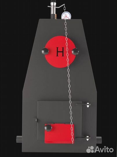 Твердотопливный котёл 65 квт