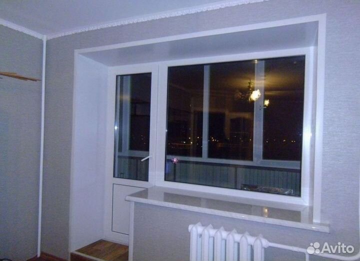 Окно с установкой