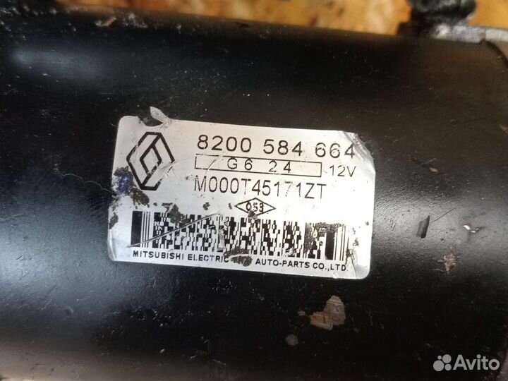 Стартер на Renault Logan 1.4 1.6