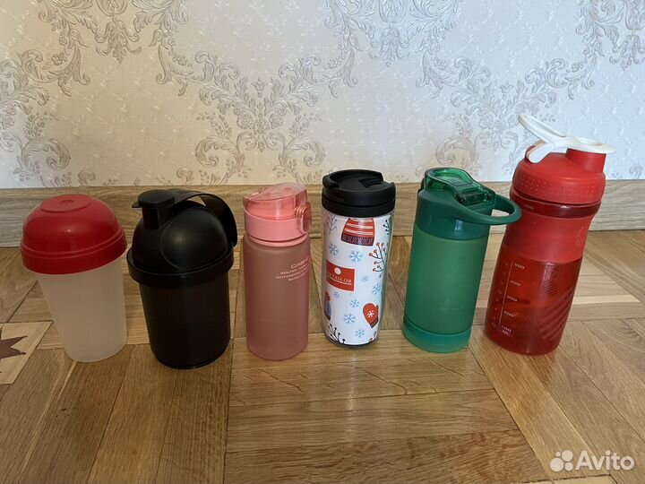 Спортивные бутылки шейкеры