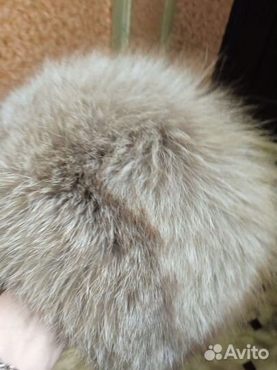 Шапка из песца женская