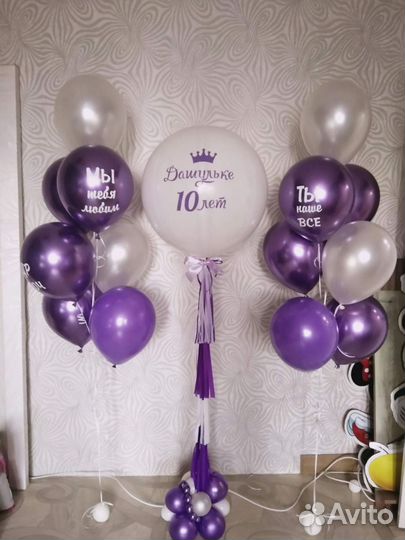 Шары с гелием оформление праздников
