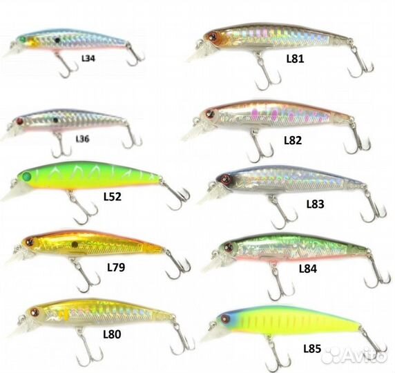 Набор воблеров для хищника Favorite 65F-SR 5 штук