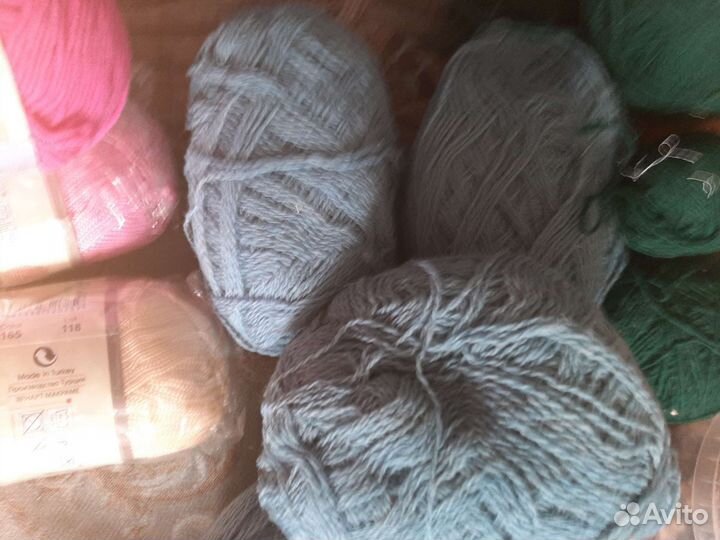 Пряжа нитки для вязания цена за все