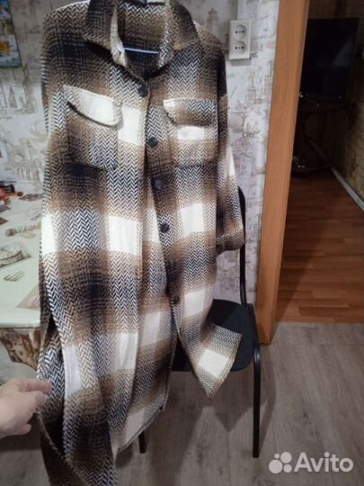 Кардиган- рубашка или летнее пальто женское