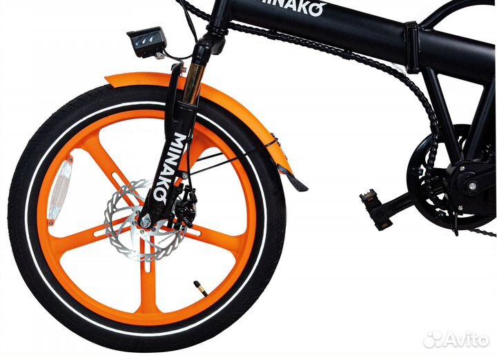 Электровелосипед Minako Street (Оранжевый)