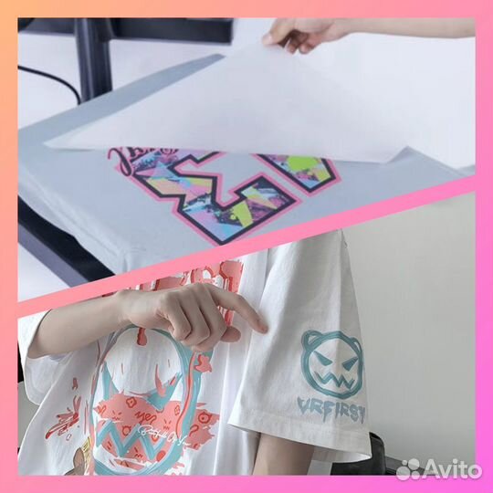 DTF-принты на одежду / Термотрансфер / DTF