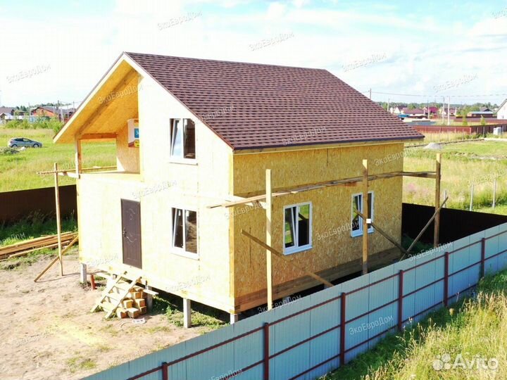 Дом из сип панелей. Домокомплект под ключ «Онега»