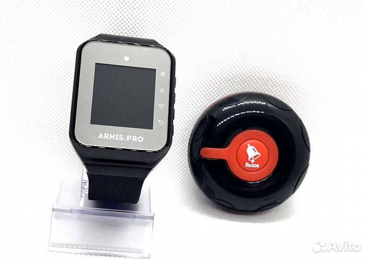 Кнопка вызова официанта персонала Классик и часы