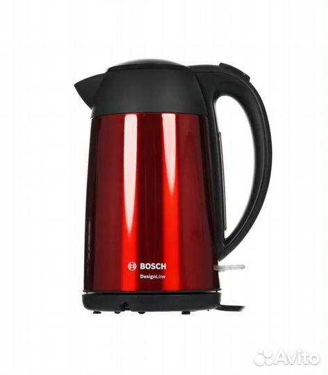 Чайник электрический Bosch TWK3P424, 2400 Вт, крас