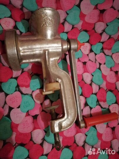 Мясорубка чугунная СССР