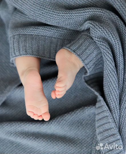 Новый плед детский 100*80 хлопок