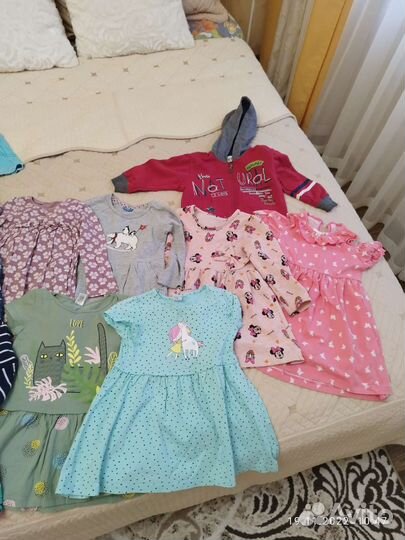 Детские вещи на девочку пакетом