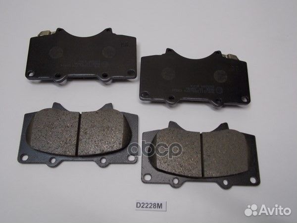 Колодки тормозные дисковые + противоскрипные пл