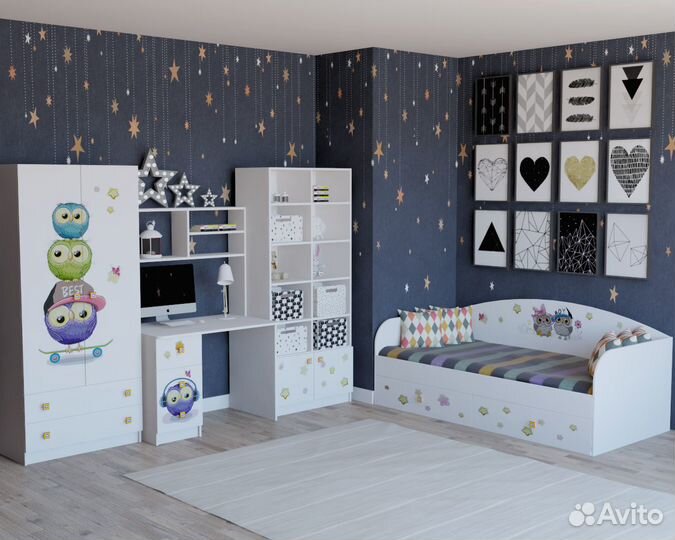 Стол письменный с надстройкой