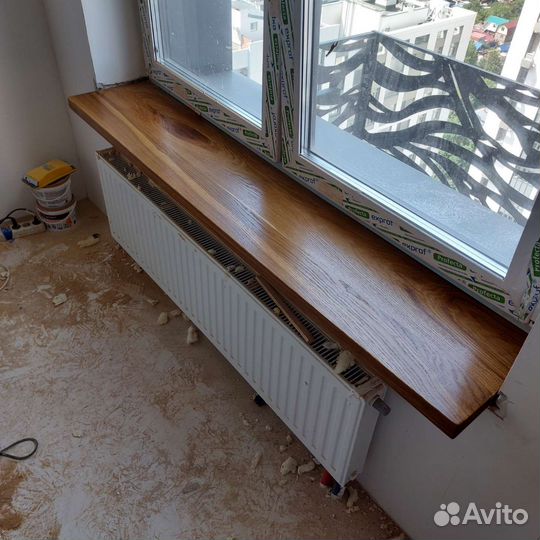 Подоконник из дерева