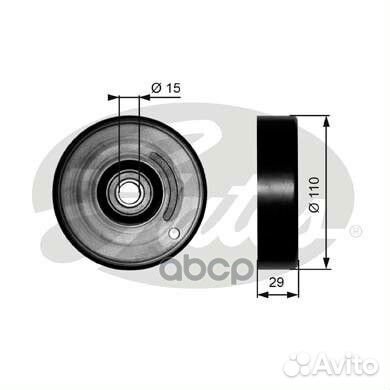 Ролик ремня приводного VW LT/MB W124/202/210/SP
