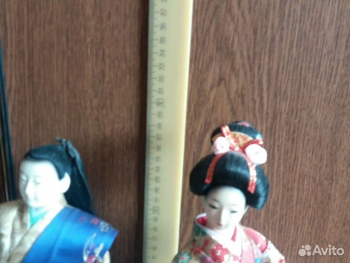 Коллекцинные куклы гейша и samurai
