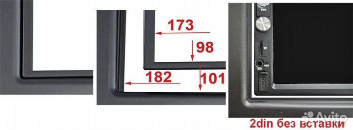 Переходная рамка Honda Civic 2006 (Sedan 4D) 7871