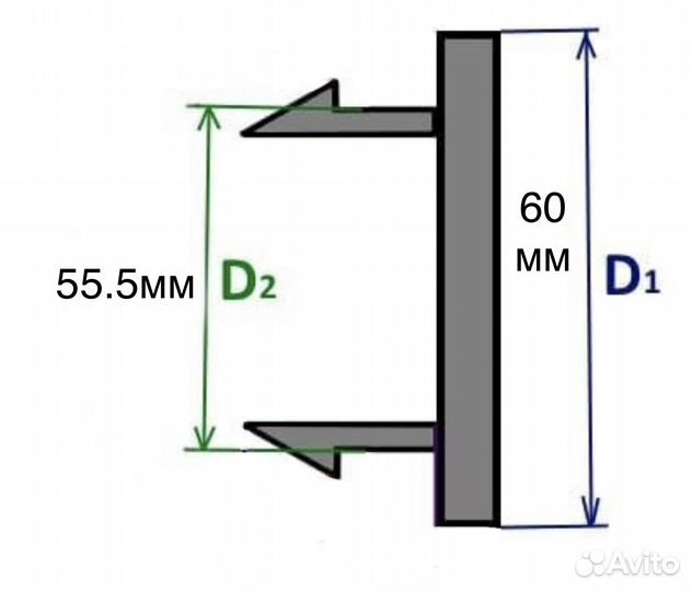 Колпачки ступичного отверстия литого диска