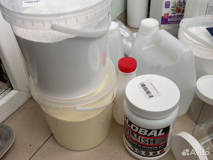 Чистящие средства разные