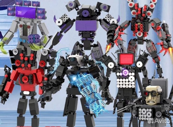 Lego конструктор скибиди туалет