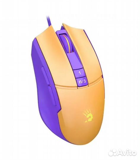 Игровая проводная мышь A4Tech Bloody L65 Max желты