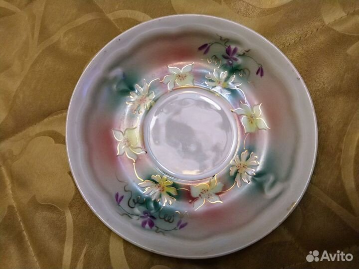 Чайные пары Кузнецова И.Е. Фарфор антикварный