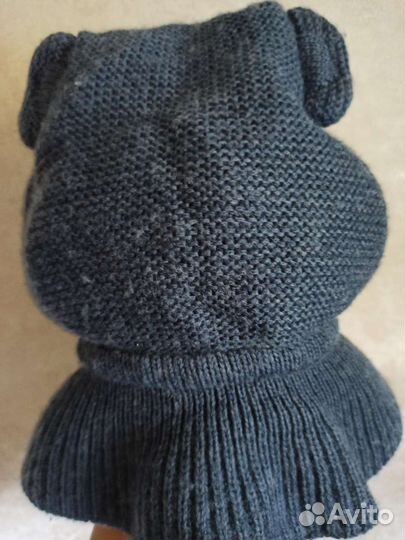 Шапка-шлем зимний утепленный