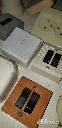 Розетки и выключатели СССР