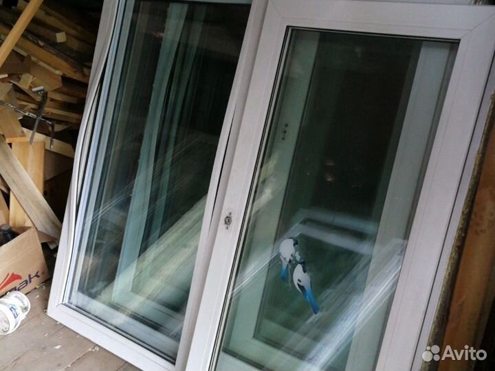 Окна пластиковые б/у, балконные двери