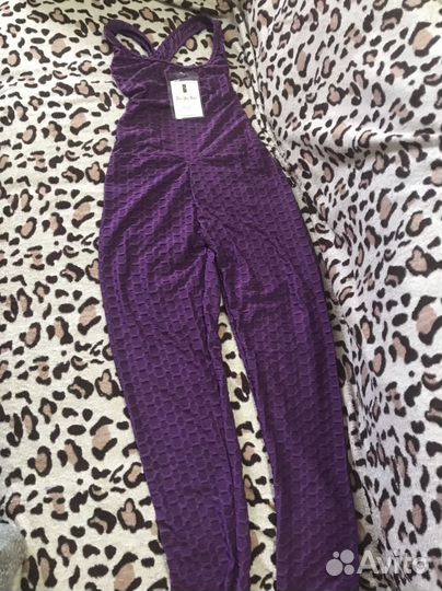 Комбинезон в рубчик